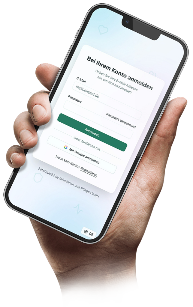 EliteCare24 Anmeldung